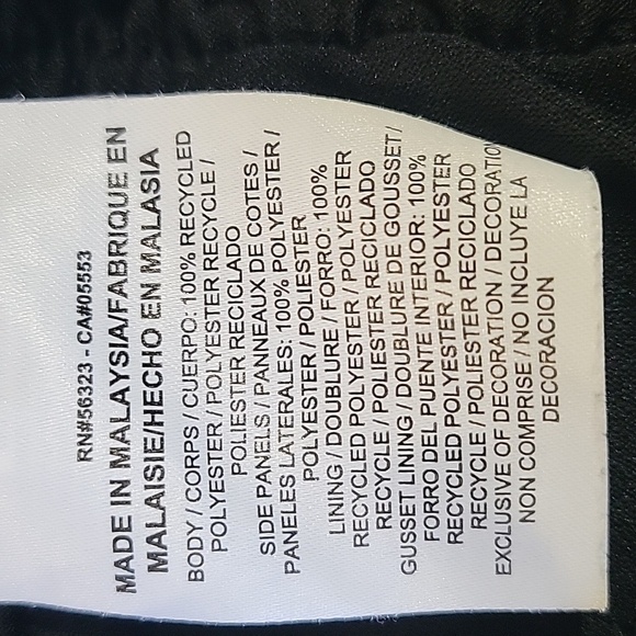 Nike Dri-Fit small black pink blue running shorts with liner - Picture 4 of 5